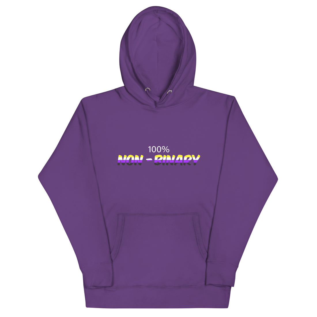 100 percent non-binary Hoodie